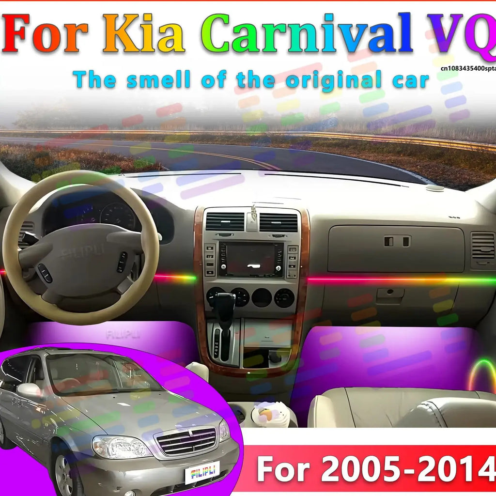 64 RGB - Neon Strip - for Kia 2005-2014 - App Control - Car Interior Lighting | AUTOKITSHOP