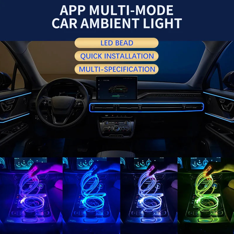 RGB - Ambient Light - App Control - Car Interior Lighting | AUTOKITSHOP