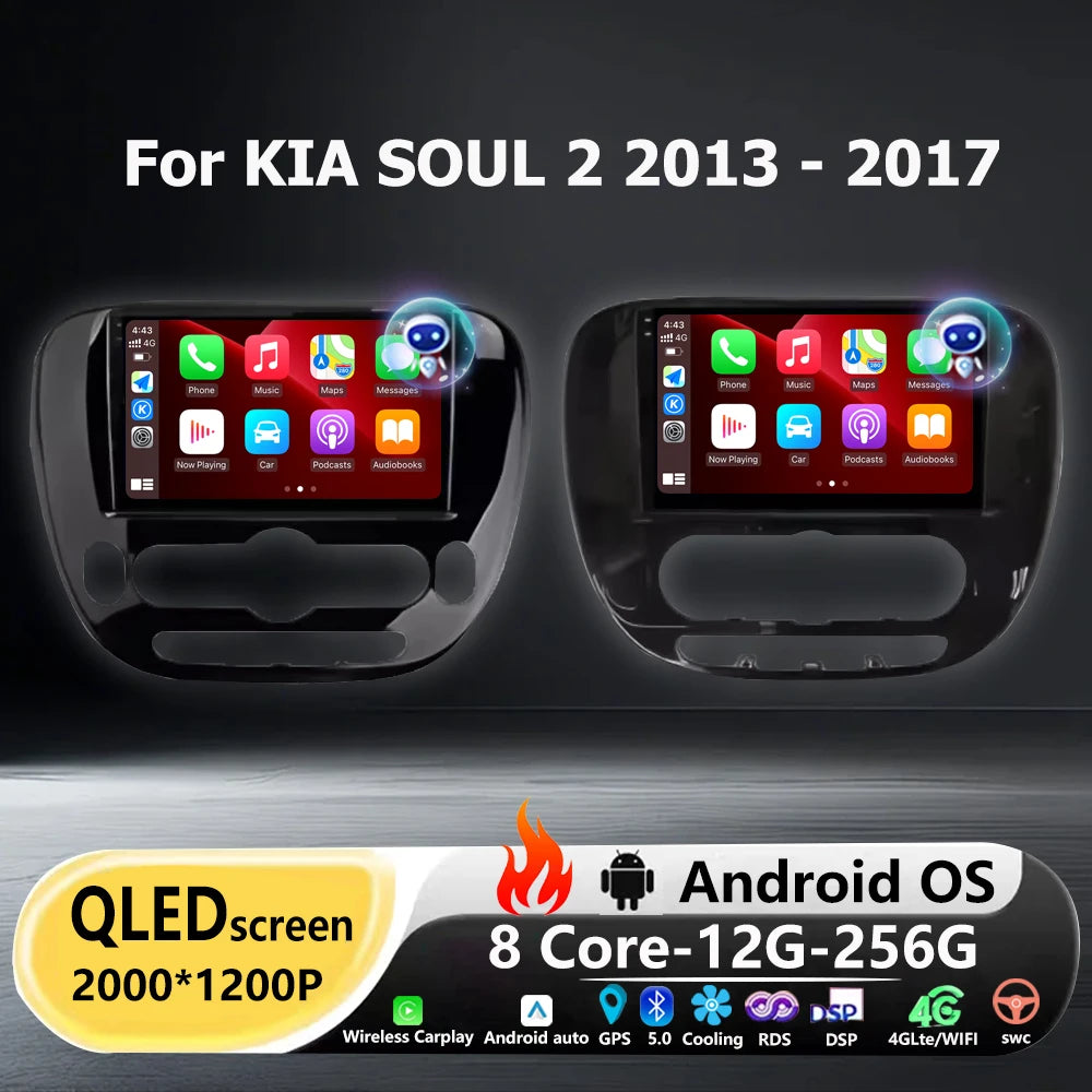 Car Radio Multimedia Video Player GPS Navigation Tools For KIA SOUL 2 2013 2014 2015 2016
