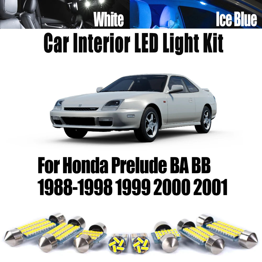 LED Interior Light Kit for Honda Prelude BA BB 1988- 1996 - Canbus Dome Map Door Trunk Bulbs | AUTOKITSHOP