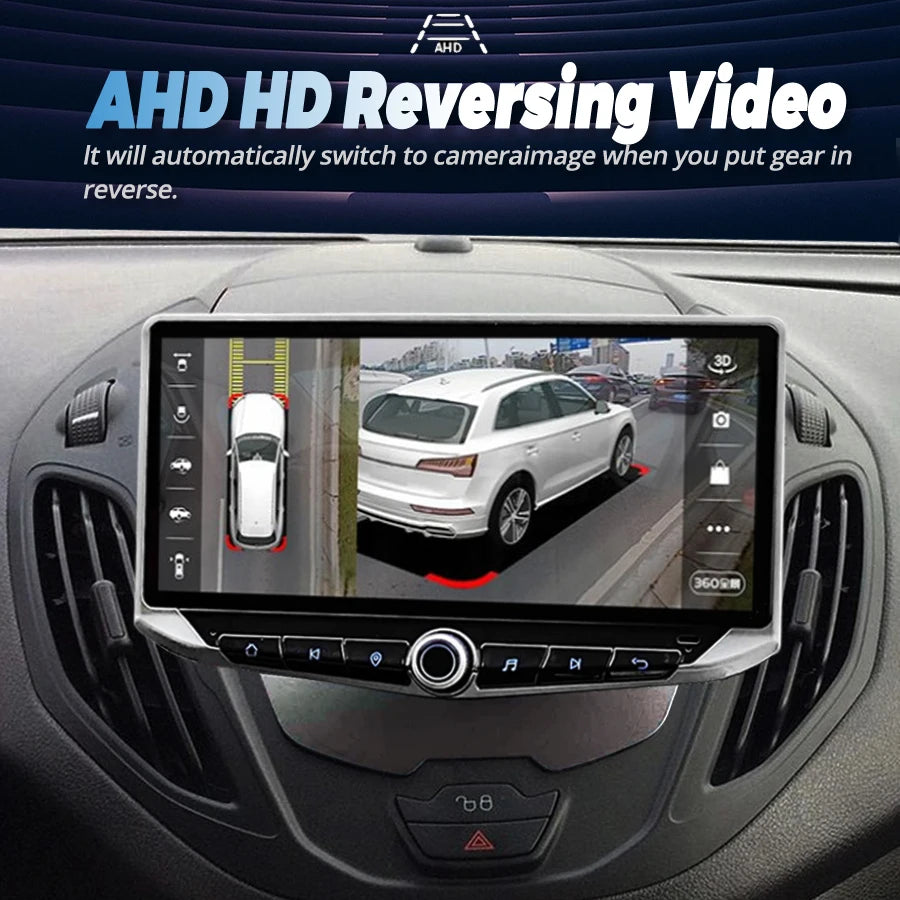 Car Radio Android 14 For FORD B-MAX TRANSIT COURIER TOURNEO 2012-2017 Carplay Screen Autom