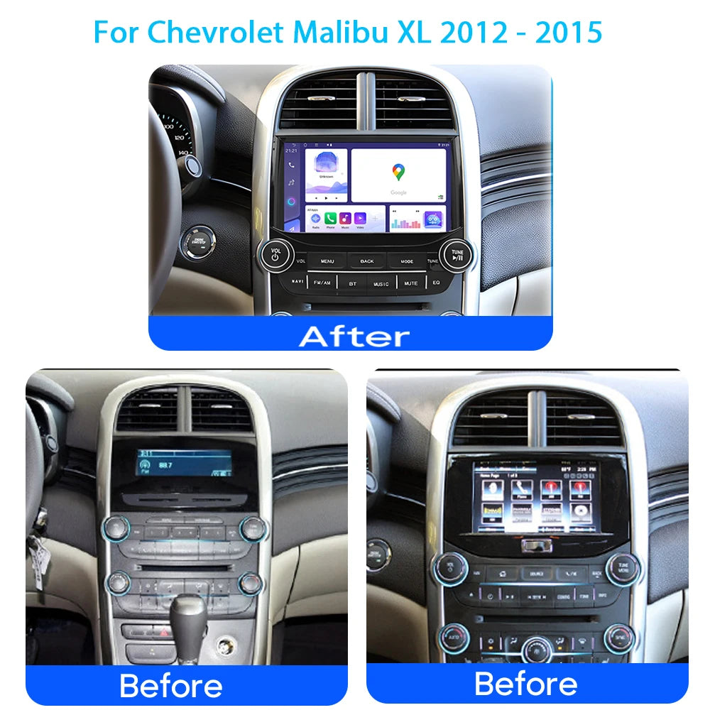 Stereo Radio CarPlay For Chevrolet Malibu XL 2012 2013 2014 2015 Android Car Radio Multime