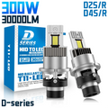 D2S D4S LED Headlight Bulbs 1:1 D1S D3S D8S HID Bulbs Xenon Lamp Canbus D2R D4R 30000LM Au