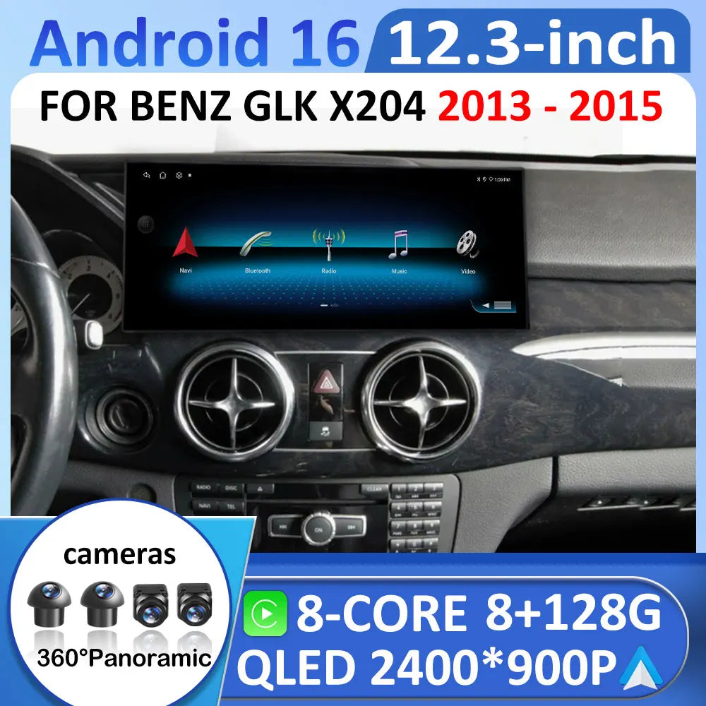Car Video FOR BENZ GLK X204 2013 2014 2015 Multimedia Player Android 16 DSP Stereo Cooling | AUTOKITSHOP