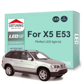 22-Piece LED Interior Light Kit for BMW X5 E53 - Canbus Error-Free Bulbs | AUTOKITSHOP