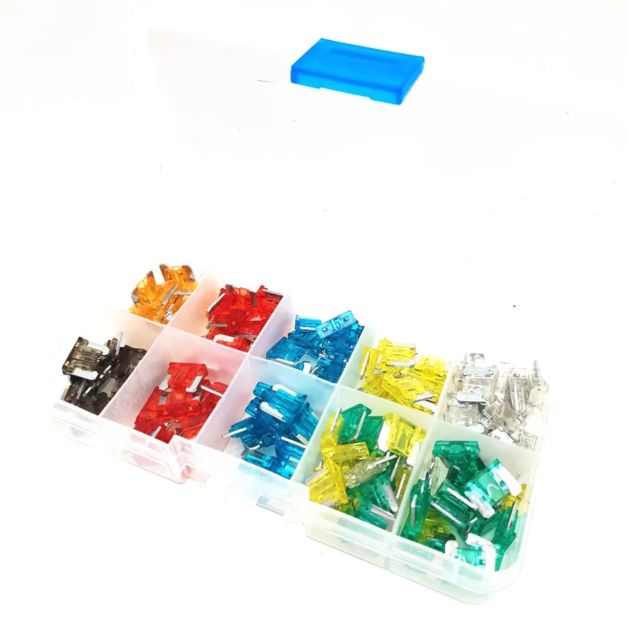 120 Assorted Car Truck Mini Low Profile Fuse 5,7.5,10,15,20,25,30 AMP Hot Sales