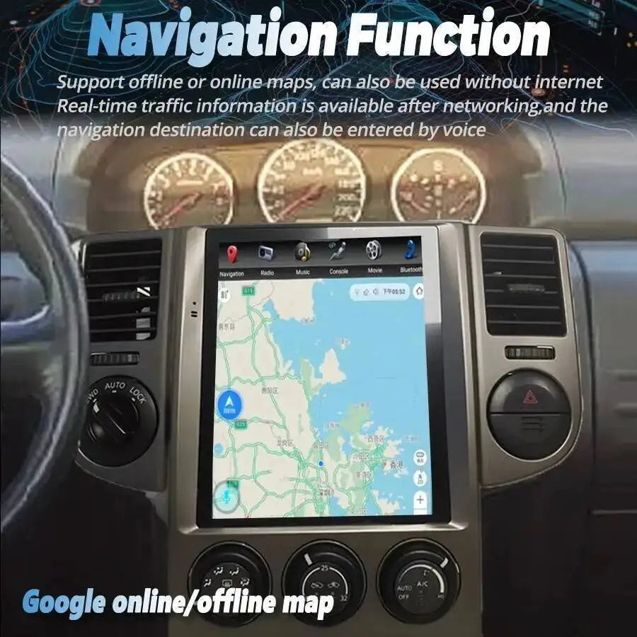 9.7inch Android Screen For Nissan X-trail X Trail T30 2008 2009 2010 CarPlay Multimedia Vi