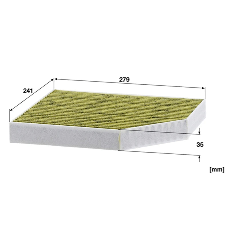 MANN FILTER FP2450 Biofunctional Cabin Filter for AUDI A4L A5 Q5 PORSCHE Efficiently Filte