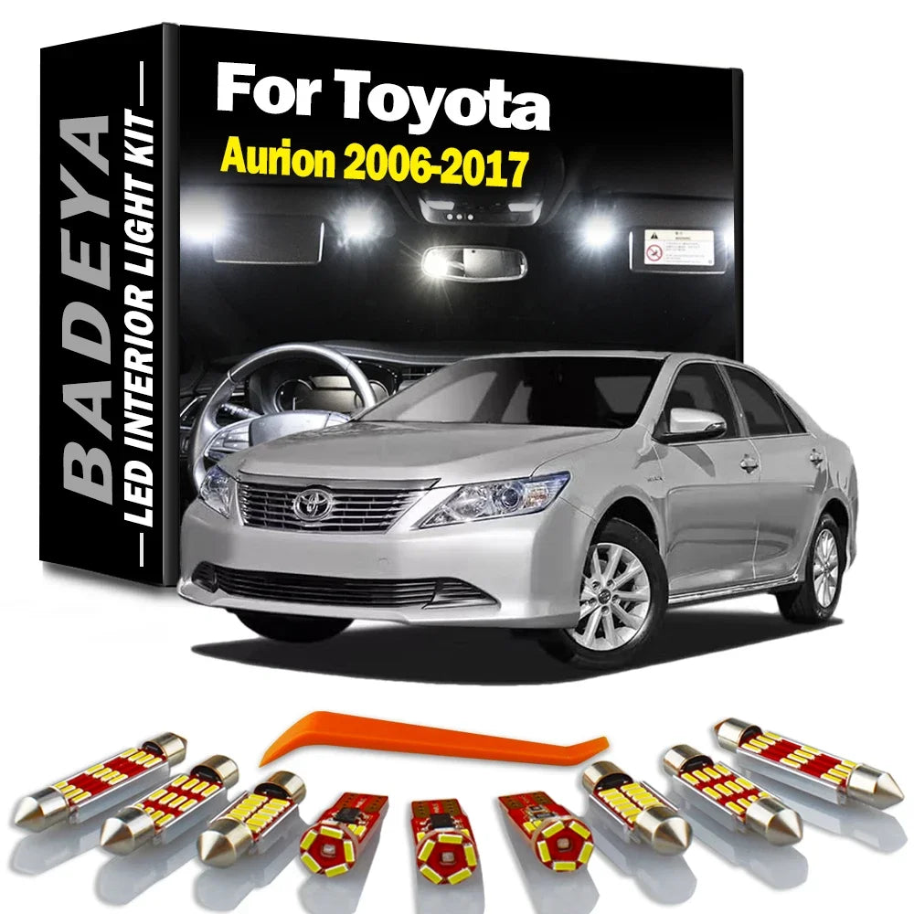 LED Interior Light Kit for Toyota Aurion 2006- 2012 - Canbus Dome Map Door Trunk Bulbs | AUTOKITSHOP