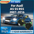 LED Headlight HID 50000LM Car Light Turbo Lamp Canbus 6000K For Audi A5 S5 RS5 2007 2008 2