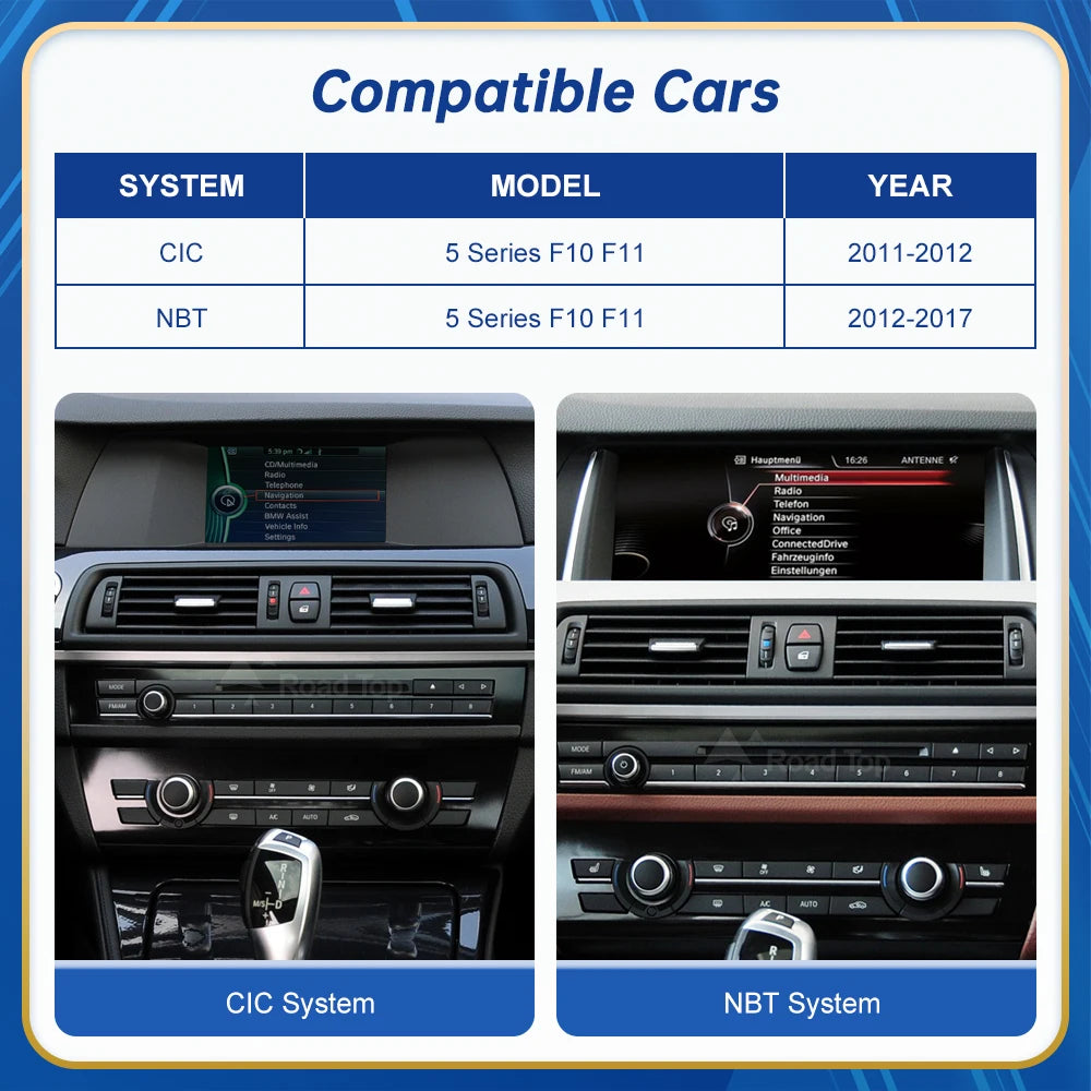 12.3'' 1920*720 Multimedia Display For BMW 5 Series 2012-2016 F10/F11 NBT System Touch Scr | AUTOKITSHOP