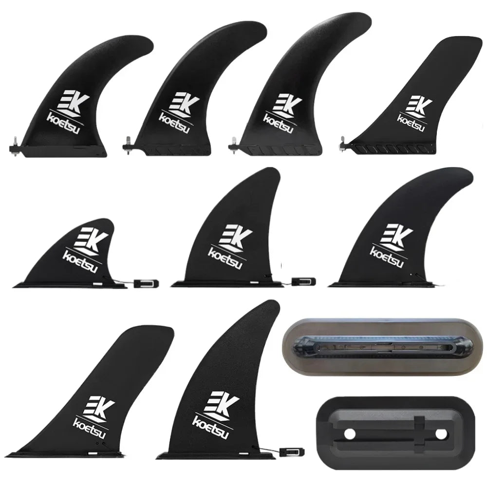 Surfboard Tail Fin Stand Up Board Quick Release Longboard Fin Detachable Paddle Board Fin for Su - Automotive LED Light