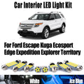 LED Interior Light Kit for Ford Escape Kuga Edge Ecosport Expedition Explorer Territory Car Accessories Canbus LED In...