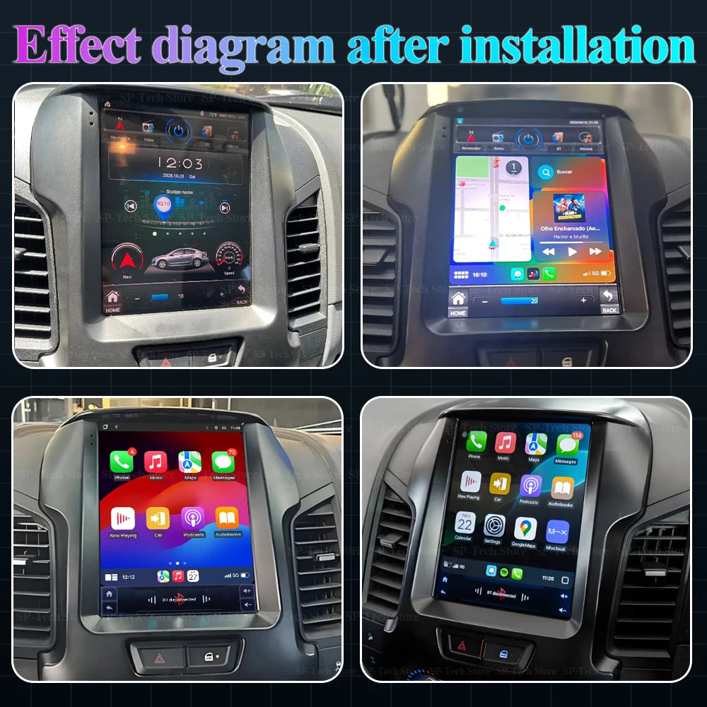 9.7 Inch Android 16 For Ford Ranger 2012 2013 2014 2015 Car Radio Stereo Auto Carplay Gps  | AUTOKITSHOP