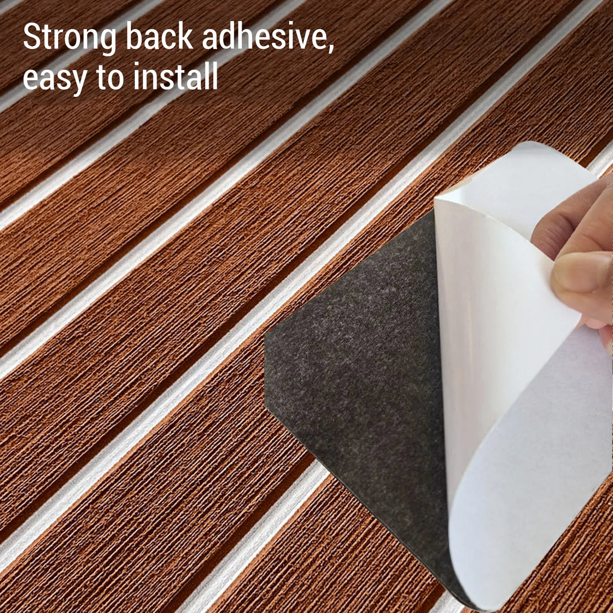 3 Colors Boat EVA Foam Teak Floor Mat Anti-Slip Self-Adhesive Pad Cuttable Waterproof Marine Car - Automotive LED Light