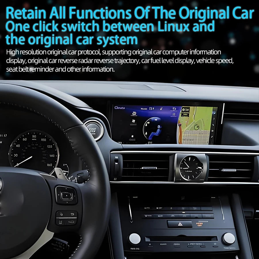 10.25inch Multimedia Video Player Screen Android Auto GPS Navigation Wireless CarPlay For