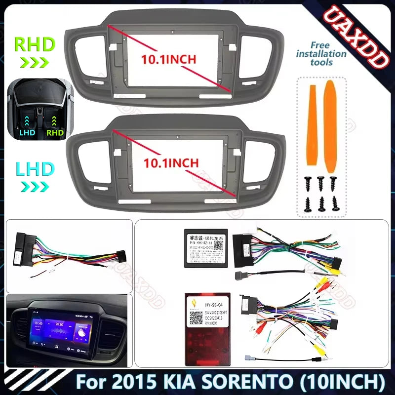 For 2015 KIA SORENTO 10.1INCH Car Radio Android Stereo Audio Screen Multimedia Video Playe