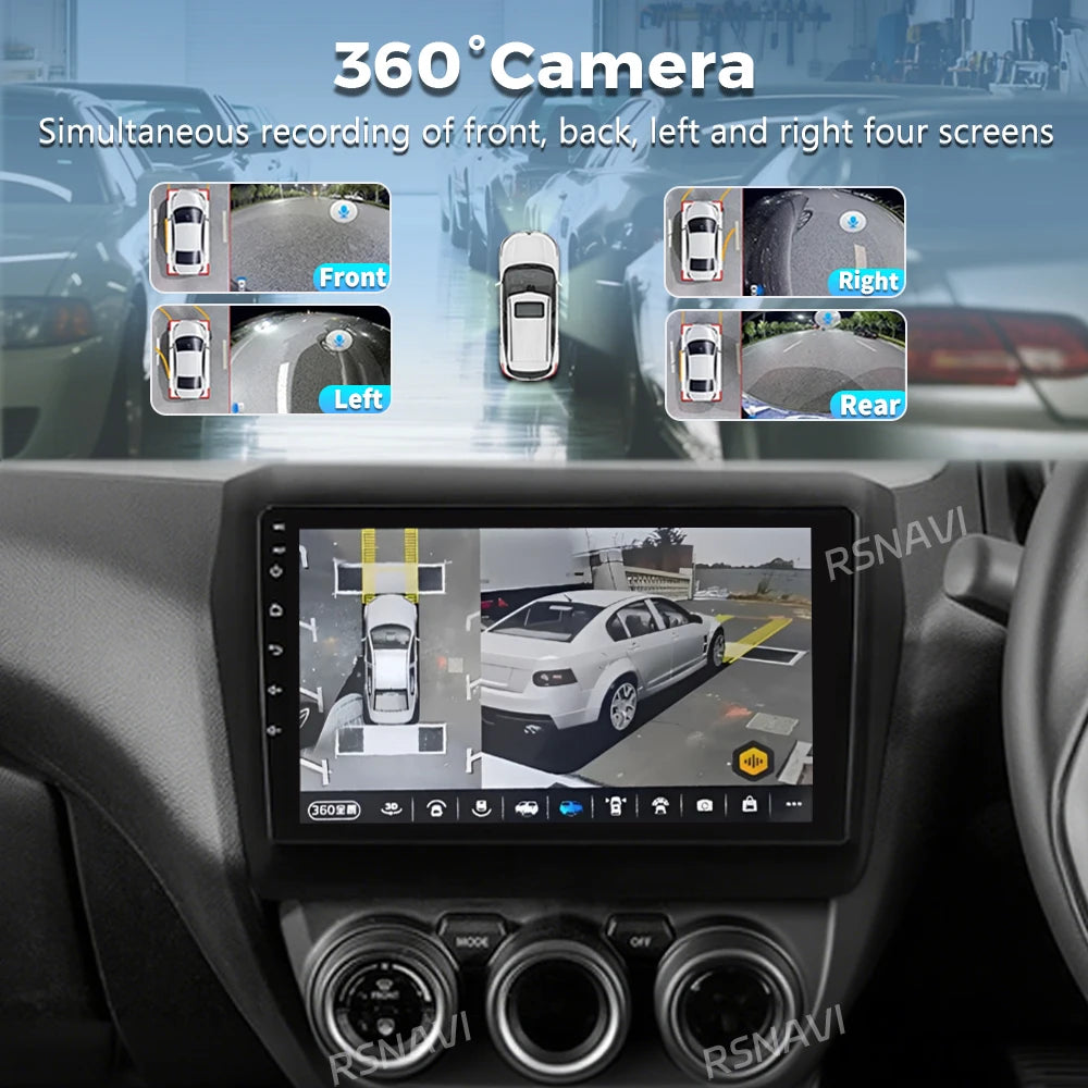 Qualcomm Android 16 For Suzuki Swift 2017-2021 2K QLED Stereo Car Radio Video Player GPS A