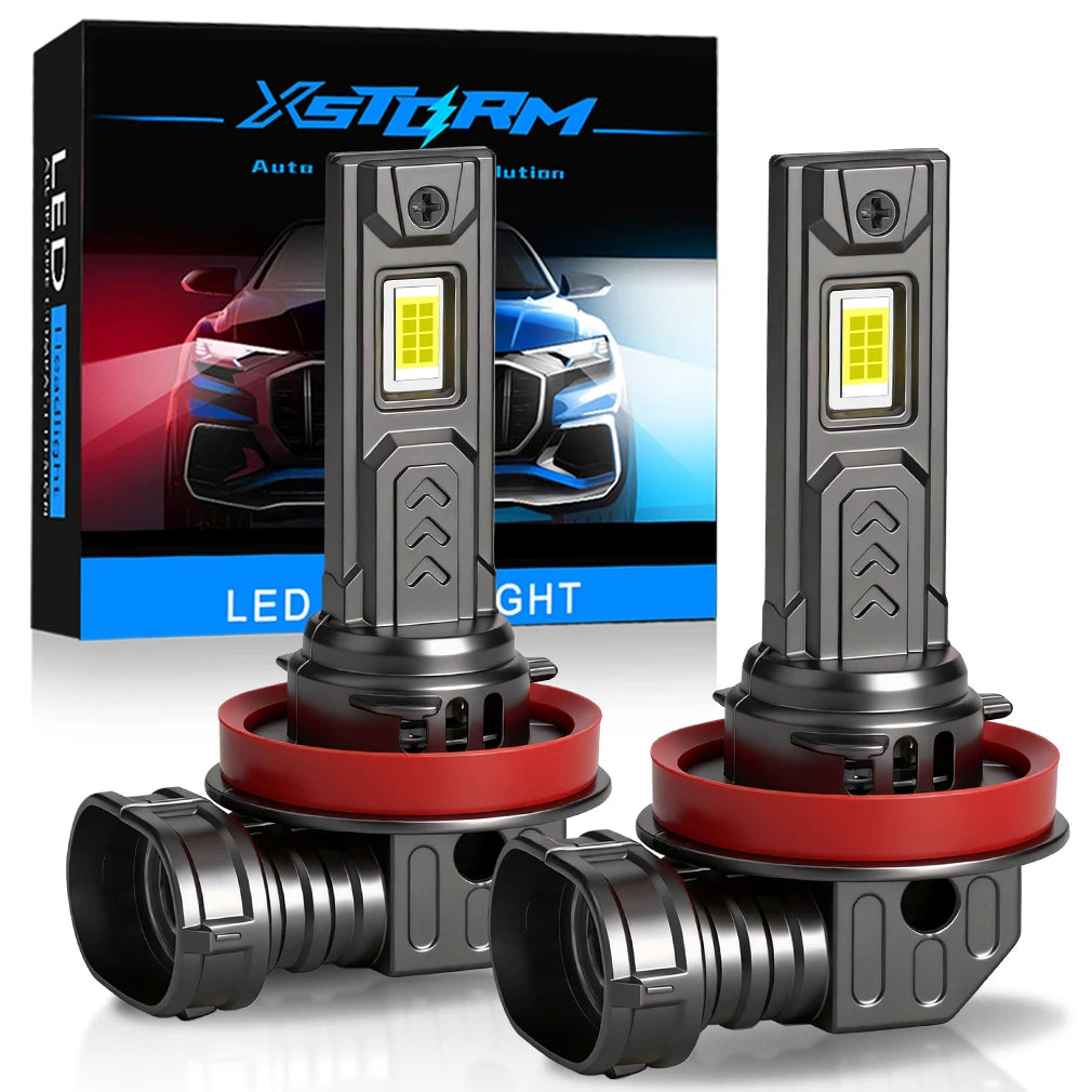 XSTORM H11 LED Canbus Car Fog Headlight Bulbs 30000LM 120W 9005 HB3 H7 LED Fog Headlight A
