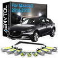 11-Piece LED Interior Light Kit for Mazda - Canbus Error-Free Interior Bulbs
