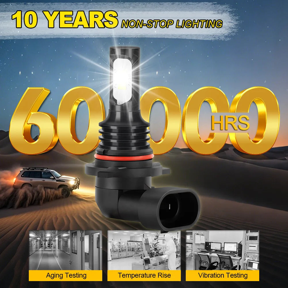 2x H8 H11 LED Bulb 5202 880 881 H3 H16 JP 9005 HB3 9006 HB4 9145 Super Bright Car Fog Ligh