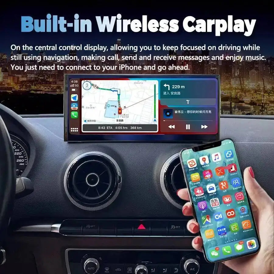 10.25/12.3" Android Screen For AUDI A3 2014 - 2020 Car Radio Multimedia Video Player Stere