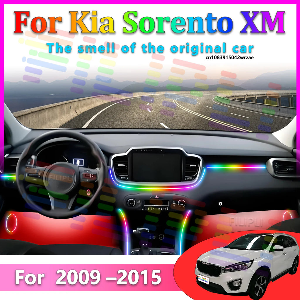 64 RGB - Neon Strip - for Kia 2009-2015 - App Control - Car Interior Lighting | AUTOKITSHOP