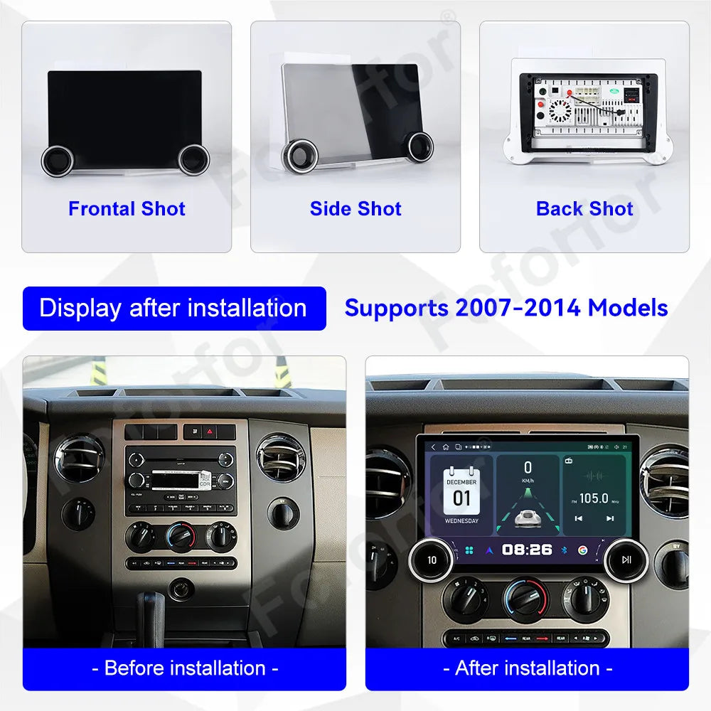 Upgraded Ultra Large HD Touch Display Android 15 11.5 Inch Car Media GPS Navi Stereo Head