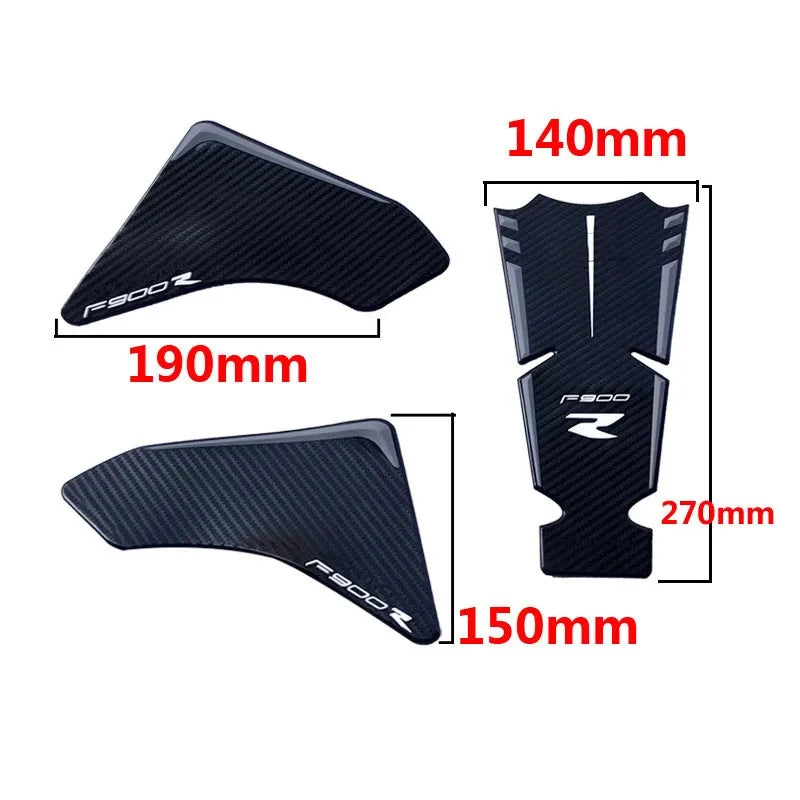 Motorcycle Fuel Tank Pad Stickers 3D Tankpad For BMW F900R 2020 2021 2022 Fishbone Sticker Tank  - Automotive LED Light