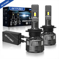 BEVINSEE H7 LED CANBUS H4 H11 H1 LED Headlight Bulbs 120W 22000LM Super Bright 9005 HB3 90