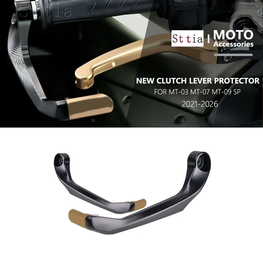 Motorcycle Handlebar Protector Brake Clutch Protection Lever Guard New Fit For Yamaha MT-03 MT-0 - Automotive LED Light