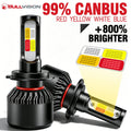 4 Color Changed H7 H4 H1 H8 H11 H9 9005 HB3 9006 HB4 9012 HIR2 Car Headlight Bulb Canbus 4