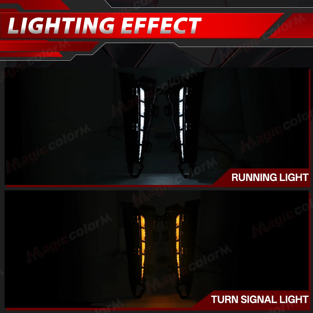 LED Front Wheel Arches Side Marker Light For Toyota Tacoma 2024 2025 2026 Front Fender Run | AUTOKITSHOP