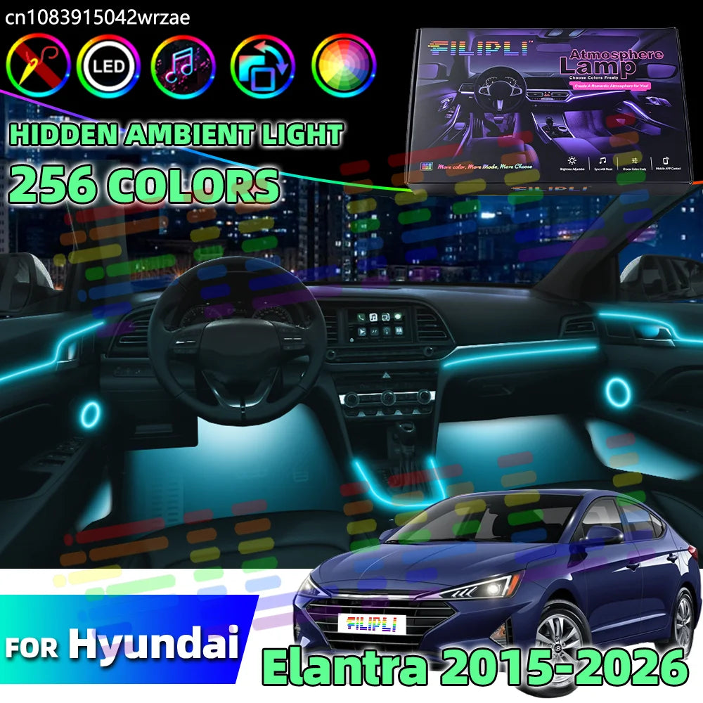 64 RGB - Ambient Light - for Hyundai 2015-2026 - Car Interior Lighting | AUTOKITSHOP