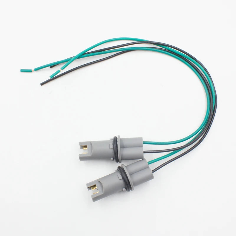 2-4pcs T10 W5W LED Bulb Holder Socket Cable T10 194 LED interior Lamp bulb Adapter socket