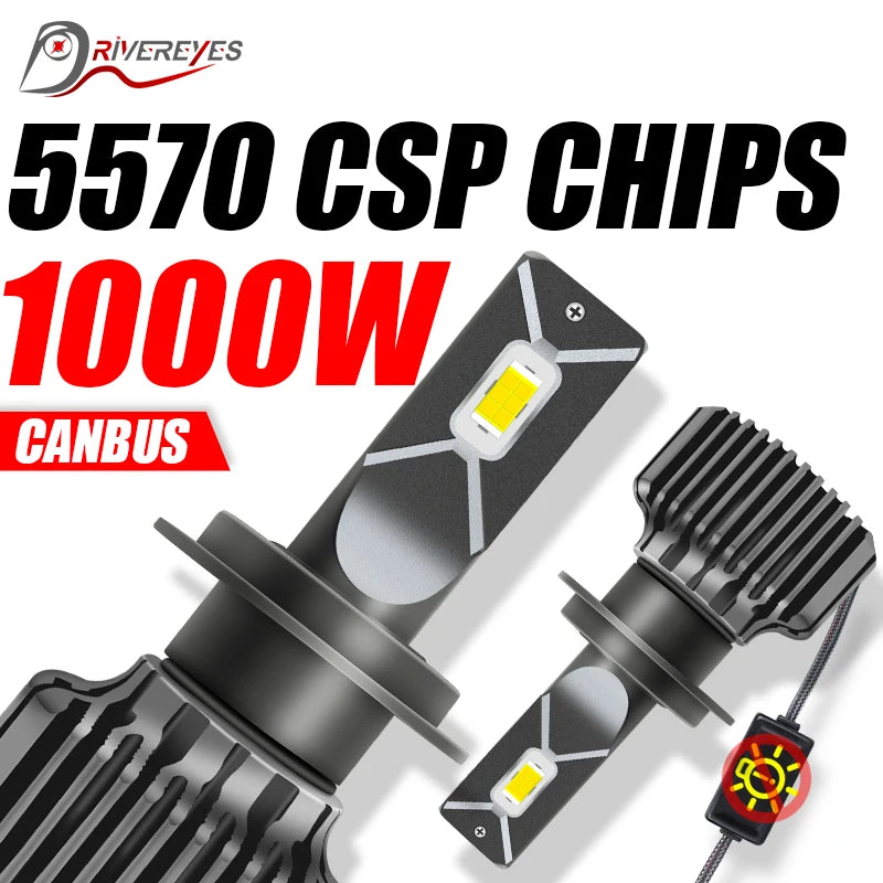 Light Bulbs H7 CANBUS Led Fog Lights CSP 5570SMD HB4 H11 H1 H8 H9 Car Bulbs Hb4 Led High B