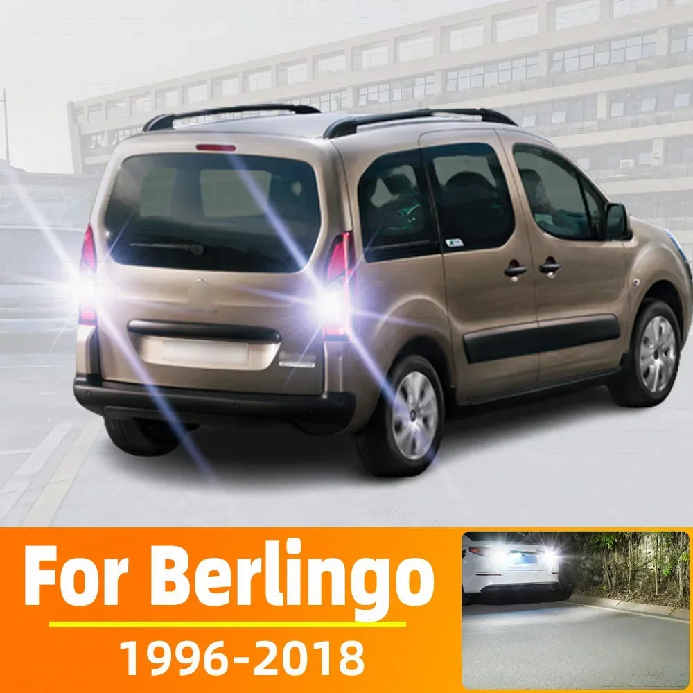 2-Piece LED Interior Light Kit for Citroen Berlingo Accessories 1996-2018 - Canbus Dome Map Door Trunk Bulbs | AUTOKI...