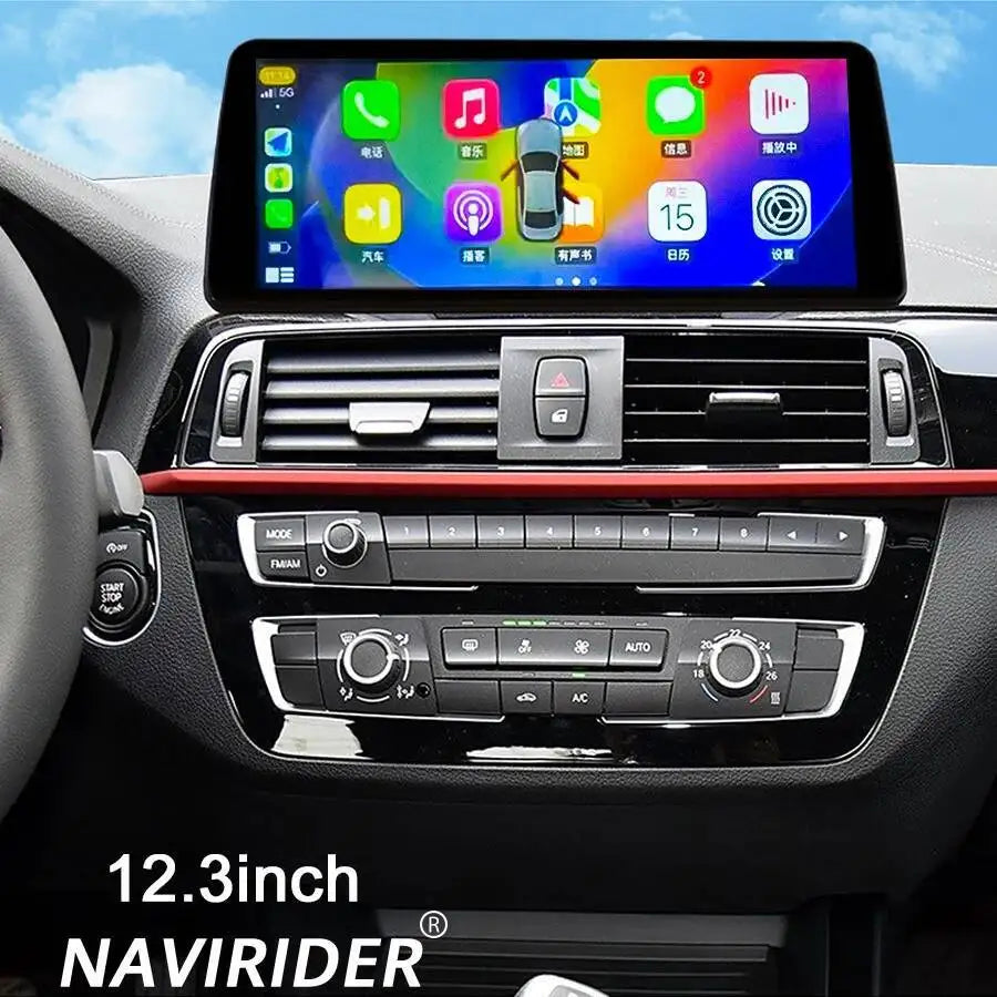 For BMW 2 Series F20 F22 F23 2018 Carplay Bluetooth Automatic Screen 12.3inch Car Multimed