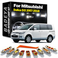 12-Piece LED Interior Light Kit for Mitsubishi CV5W CV2W D5 2007-2016 - Canbus Error-Free Interior Bulbs