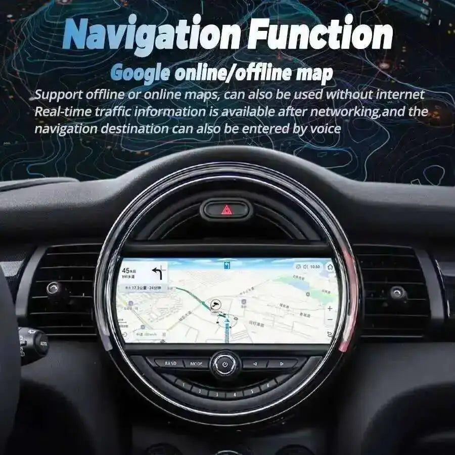 9" Android Car Radio For BMW Mini One 2017 F55 Cooper F56 Clubman F54 2015-2022 GPS Multim | AUTOKITSHOP