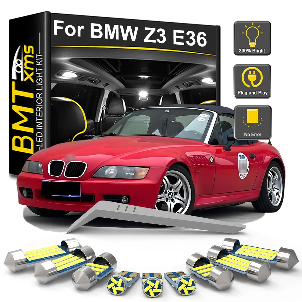 10-Piece LED Interior Light Kit for BMW Z3 E36 - Canbus Error-Free Bulbs | AUTOKITSHOP