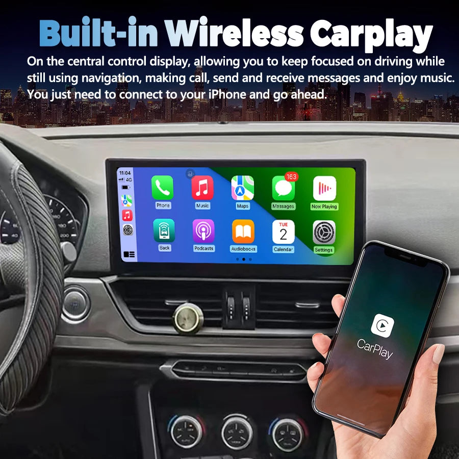 12.3'' Multimedia Player Screen For Great Wall Haval H6 2018 2019 2020 Carplay Android Aut