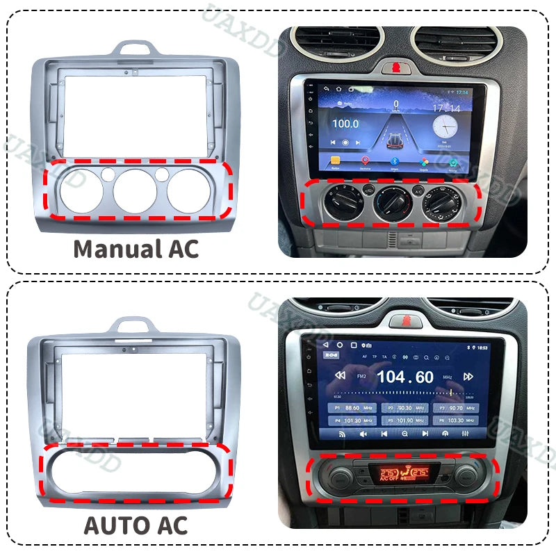 9 Inch Car DVD Frame Audio Dashboard Trim Kit Panel Radio Large Screen 2 Din Multimedia Pl