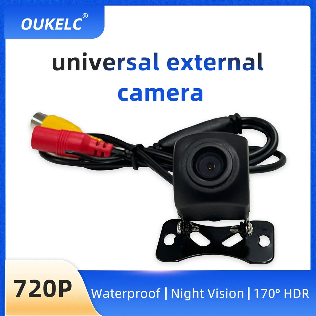 OUKELC Reverse Image HD Video 720P Car Rear View Camera Universal 170 Degree Night Vision