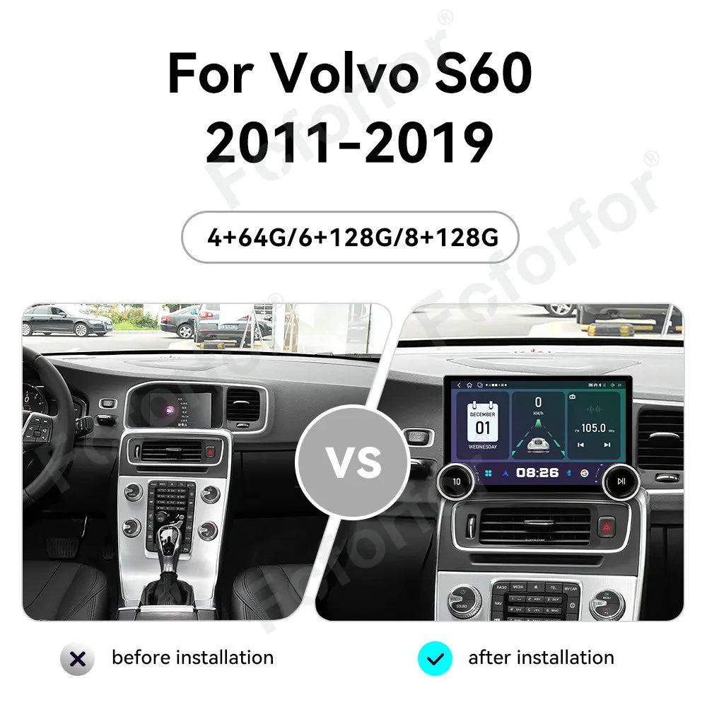 Modern Advanced 11.5 Inch Android 15 HD Touch Wireless CarPlay Android Auto GPS Navigation