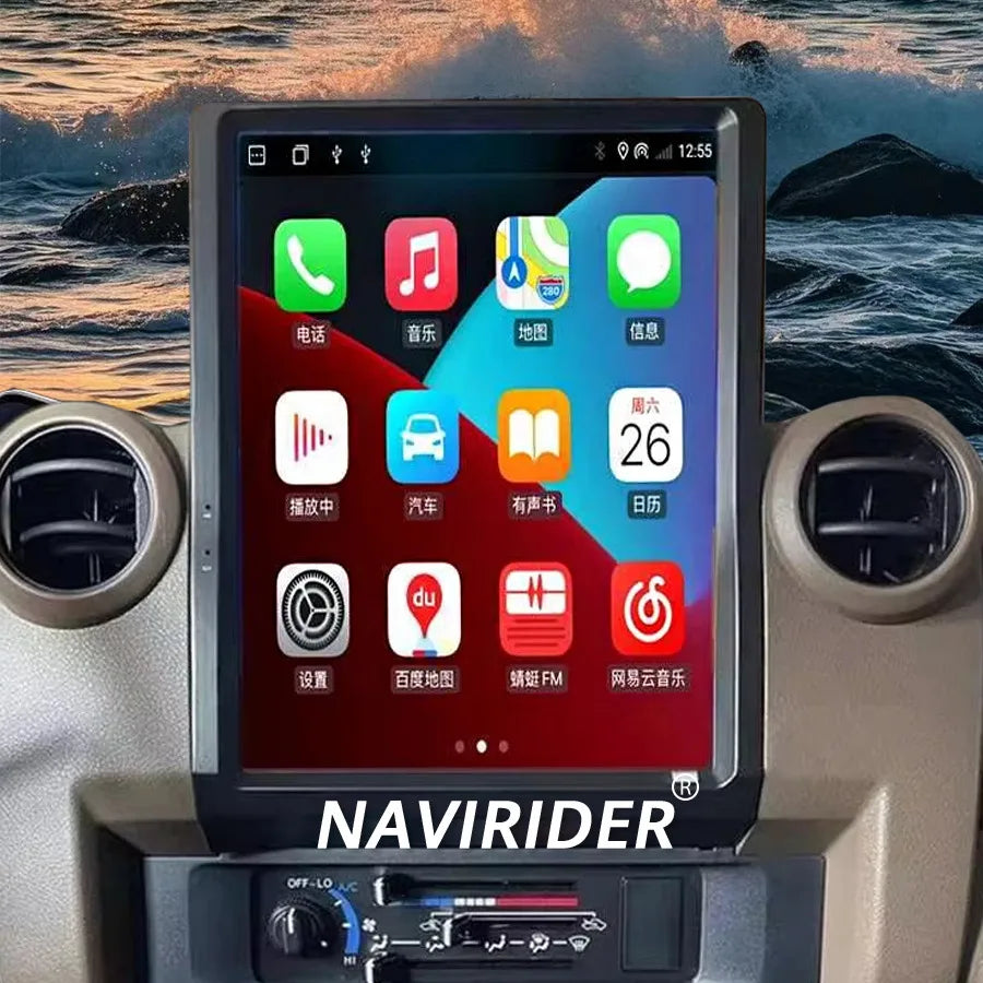 13inch Android Screen For Toyota Land Cruiser LC70 LC75 LC76 2007-2021 CARPLAY Auto CAR Mu | AUTOKITSHOP