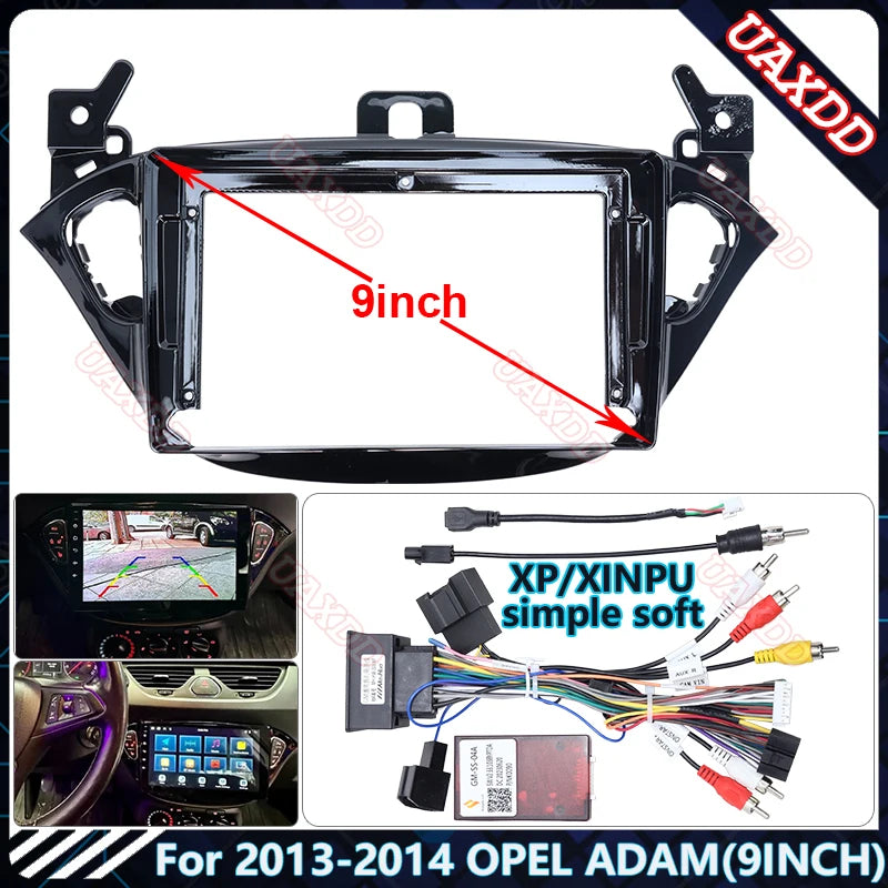 For 2013-2014 OPEL ADAM 9INCH Car Radio Android Stereo Audio Screen Multimedia Video Playe