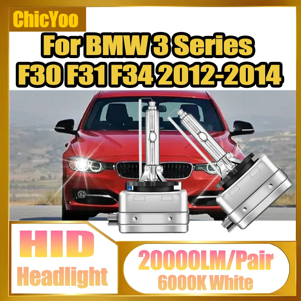 35W D1S HID Xenon Headlamp Bulbs Car Front Lights 20000LM Canbus LED Headlights 6000K 12V