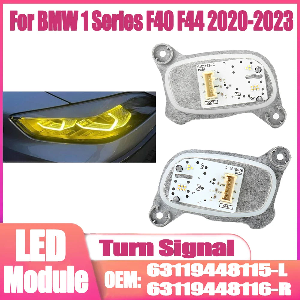 Yellow color Turn Signal light Source Module OEM 63119448115-L 63119448116-R Led Modules F