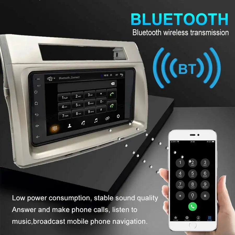 Car Multimedia Video Player Android 14 Autoradio For Toyota Corolla Verso 2006-2008 Naviga
